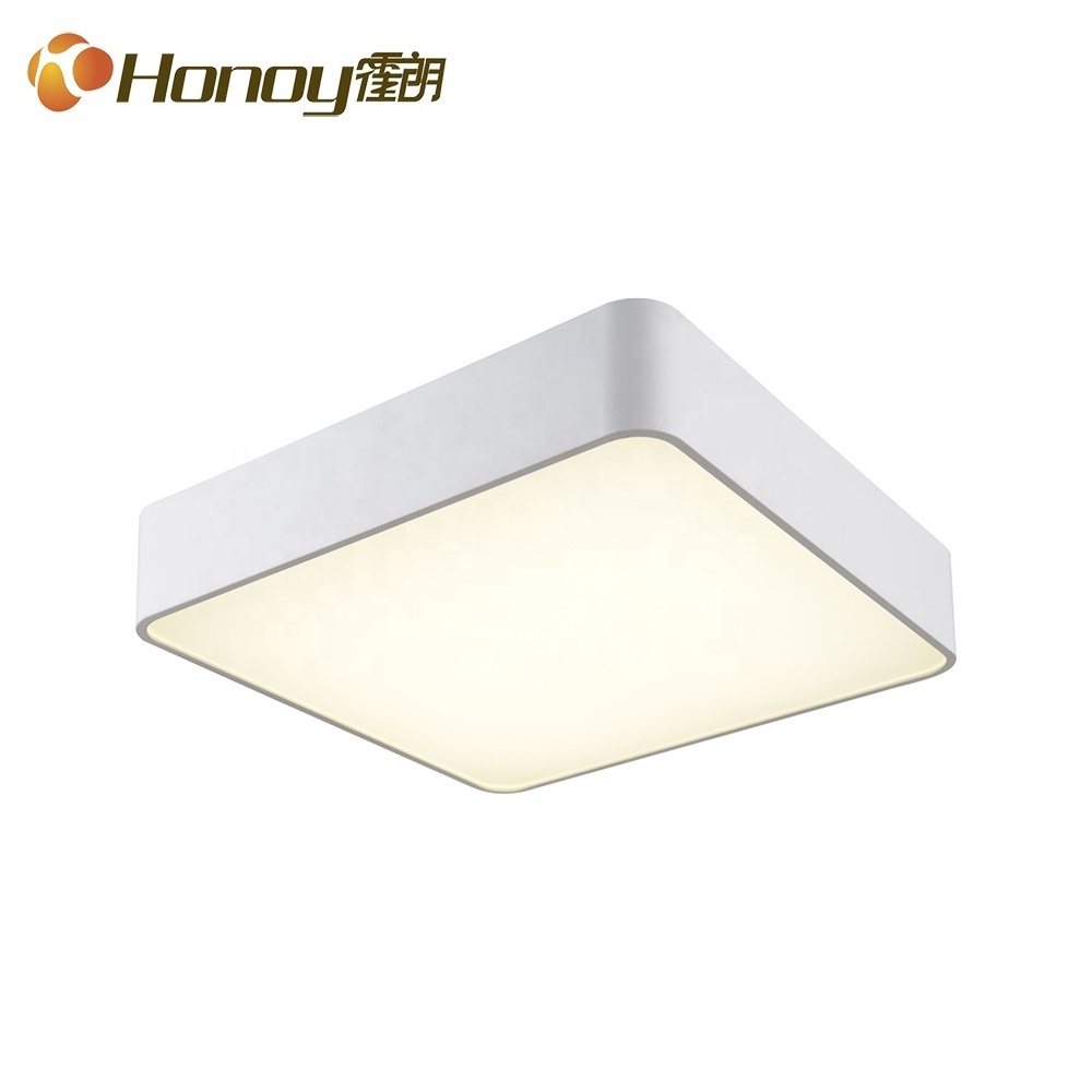 High quality high power indoor living room 60W square modern fixtures led ceiling lights