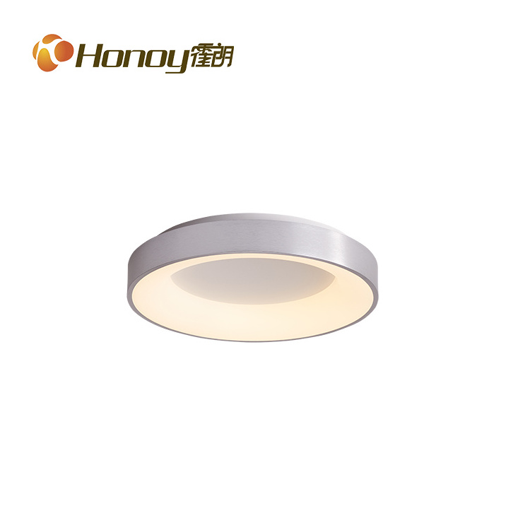 Flush mount white round simple design manufacturer led acrylic indoor room lamp ceiling lights