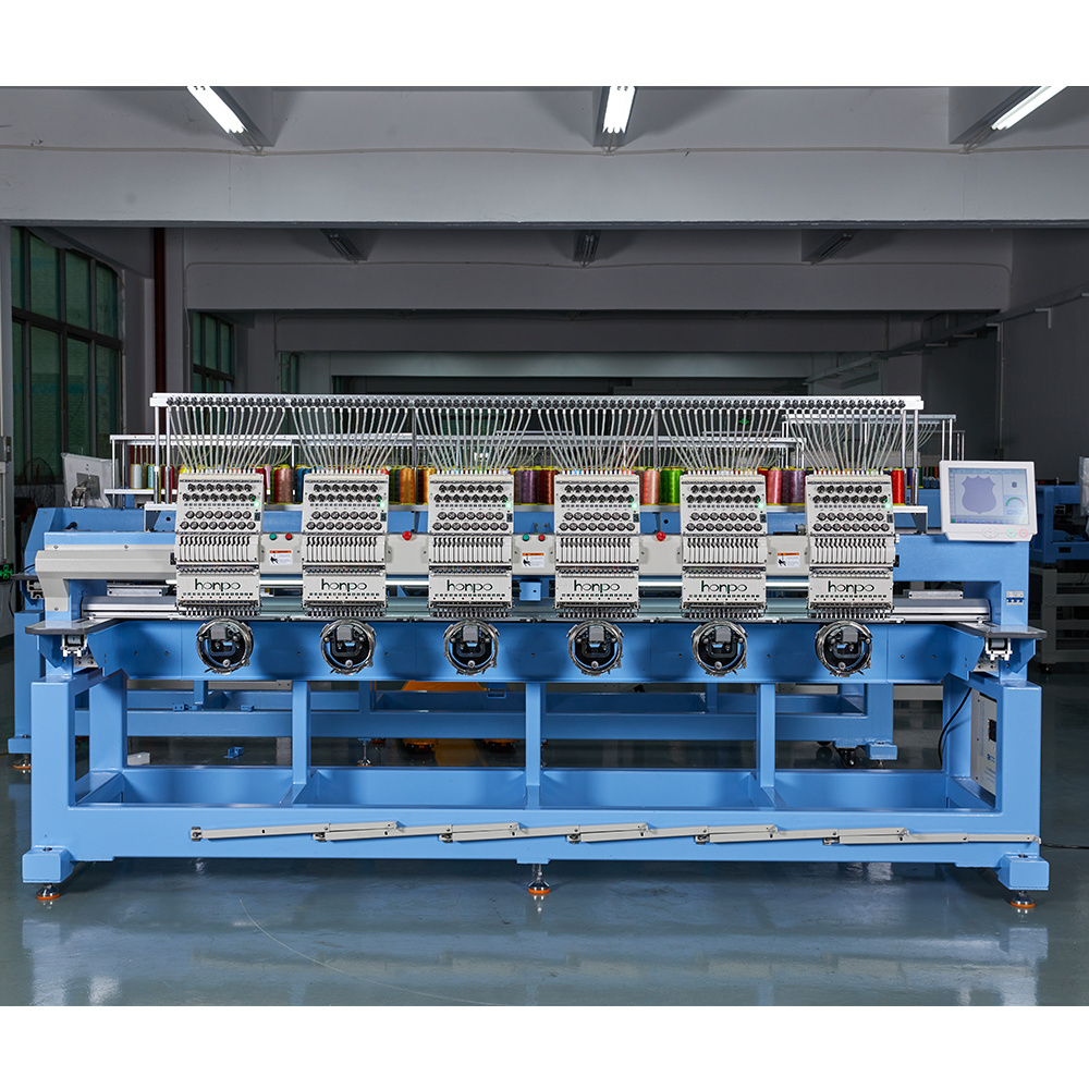 HONPO 6 Head  Embroidery Machine for sale