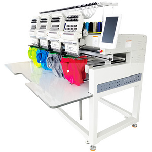 Industrial use computerized embroidery machine four head 15 needles similar to tajima embroidery machines price