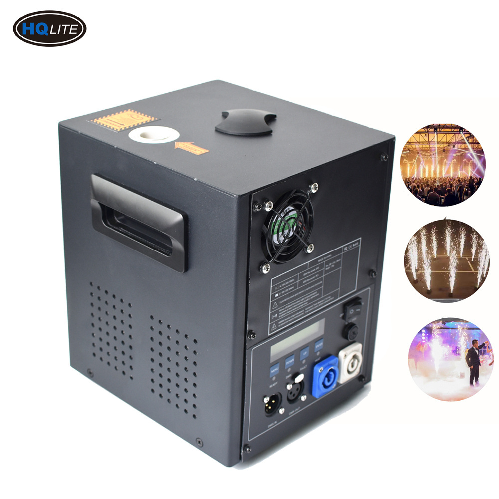 600w Power and spark fireworks  china fireworks DMX REMOTE CONTROL china electric cold  fireworks for wedding stage