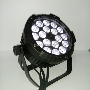 HQlite outdoor 18X18W RGBWA UV 6-in-1 LED PAR Can Stage Light/PAR 64 Can waterproof par light