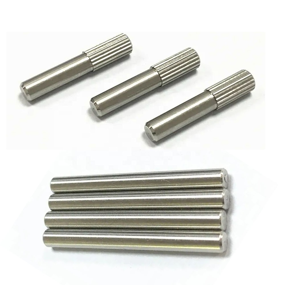 OEM High Precision 1/4'' 1/8'' 2mm 20mm 6mm by 50mm stainless steel center solid stalen step knurled shaft dowel pin