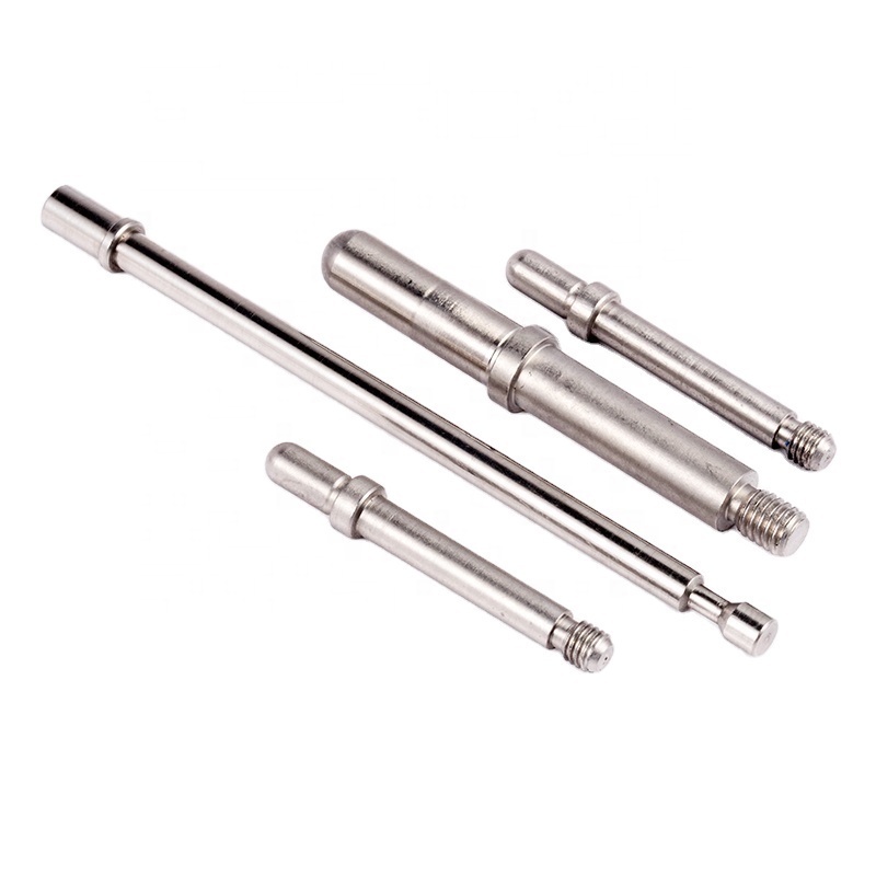 customized stainless steel cylindrical metal knurl dowel pins steel thread pin and shaft