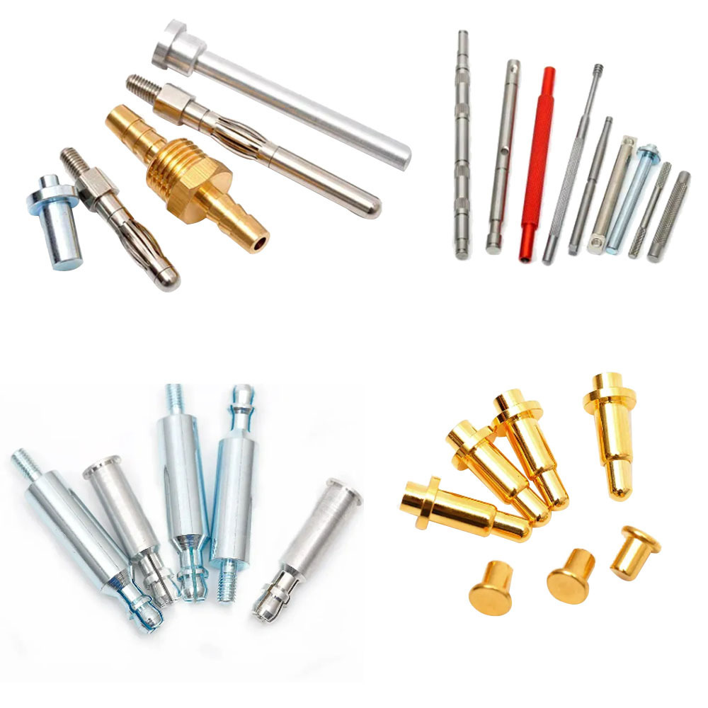 customized stainless steel cylindrical metal knurl dowel pins steel thread pin and shaft