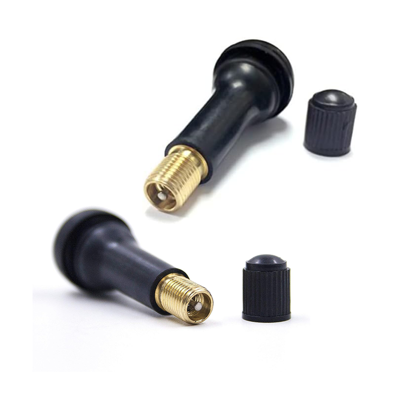 High Quality Universal Car Accessories Parts TR412 TR413 TR414 TR415 Snap-in Black Rubber Stem Caps Cores Tire Valve