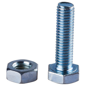 Din931 Din933 8.8 bolt and nut hex head bolt A2 70 stainless steel hex nut bolts