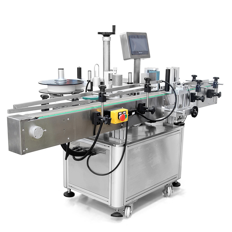 Automatic Barcode Sticker Vial Round Bottle Labeling Making Machine Labeling Machine for Plastic Bottles Small Chemical Malaysia