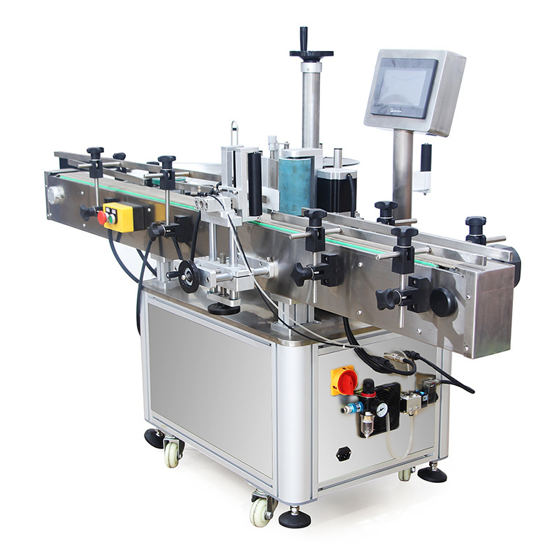 Automatic Barcode Sticker Vial Round Bottle Labeling Making Machine Labeling Machine for Plastic Bottles Small Chemical Malaysia