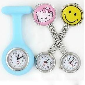 Cheap silicone Quartz nurse FOB pocket watch