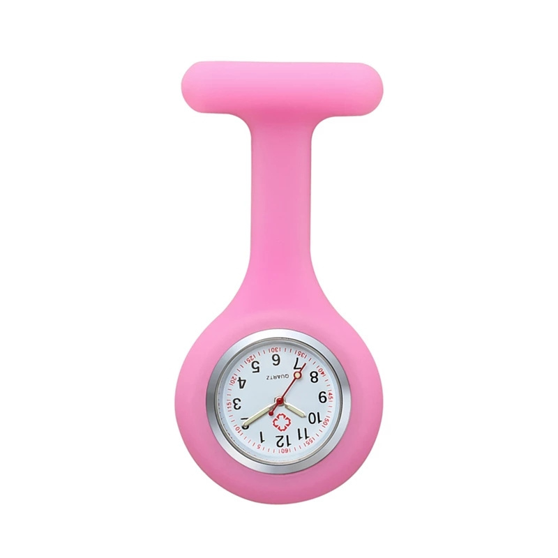 Cheap silicone Quartz nurse FOB pocket watch