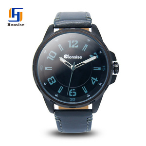 Fashion watch white and black face printed megir watch men young boys waterproof watches