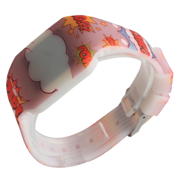 Cheap price factory custom pattern led watch