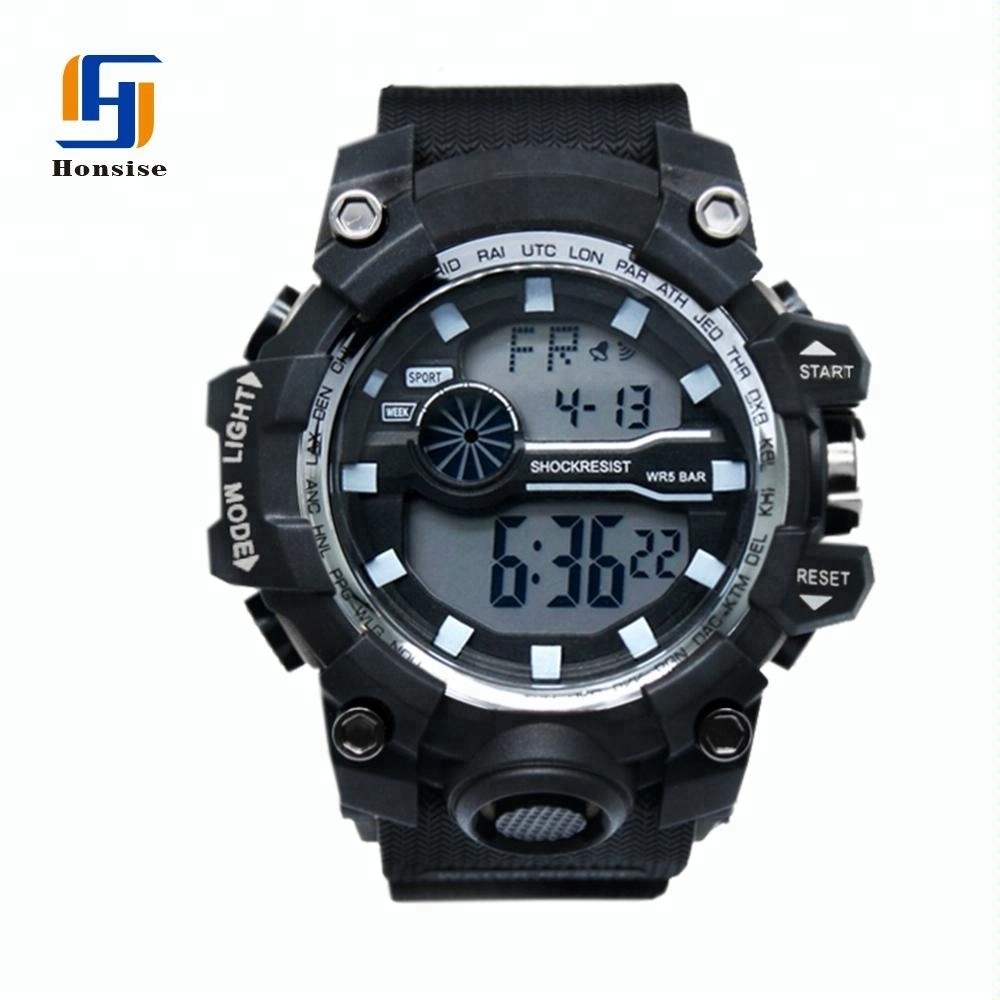 Hot Selling Cheap Multifunction Men Chronograph Sports Digital Watch