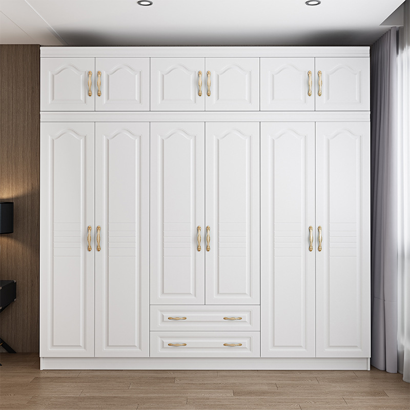 Honsoar double color bedroom furniture wardrobe design laminate colours combination