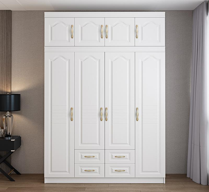 Honsoar double color bedroom furniture wardrobe design laminate colours combination