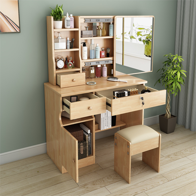 Make up table storage make up cabinet table high quality make up table storage shelf