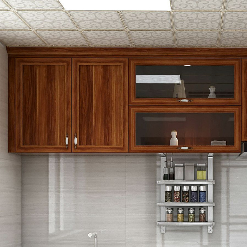 Honsoar Classic Kitchen Cabinet Customized Fancy Design Storage Modern Furniture New Version