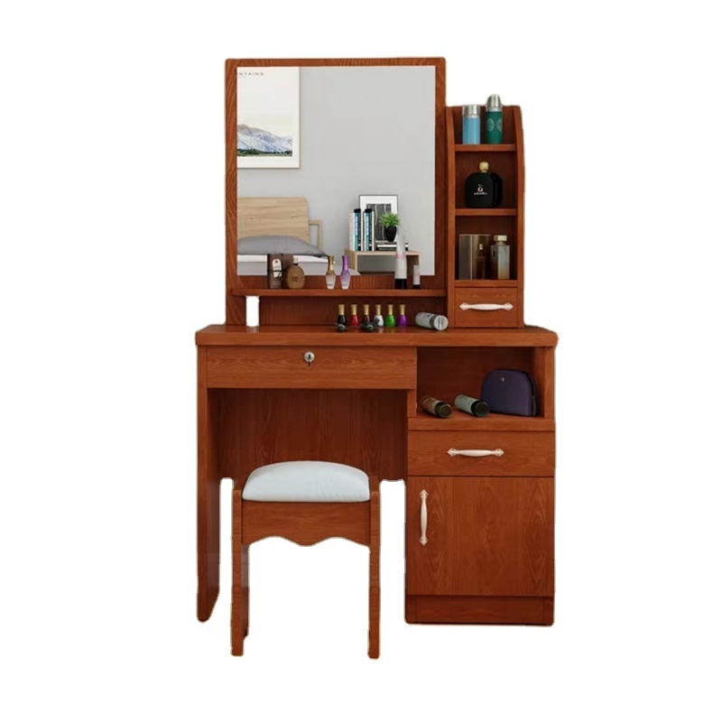 modern european make up dressing table,dressing table with lighted mirror and stool,home furniture wooden dressing table makeup