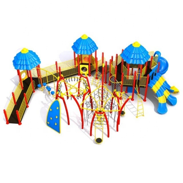 Disabled Playground Children Swing Slide Set.