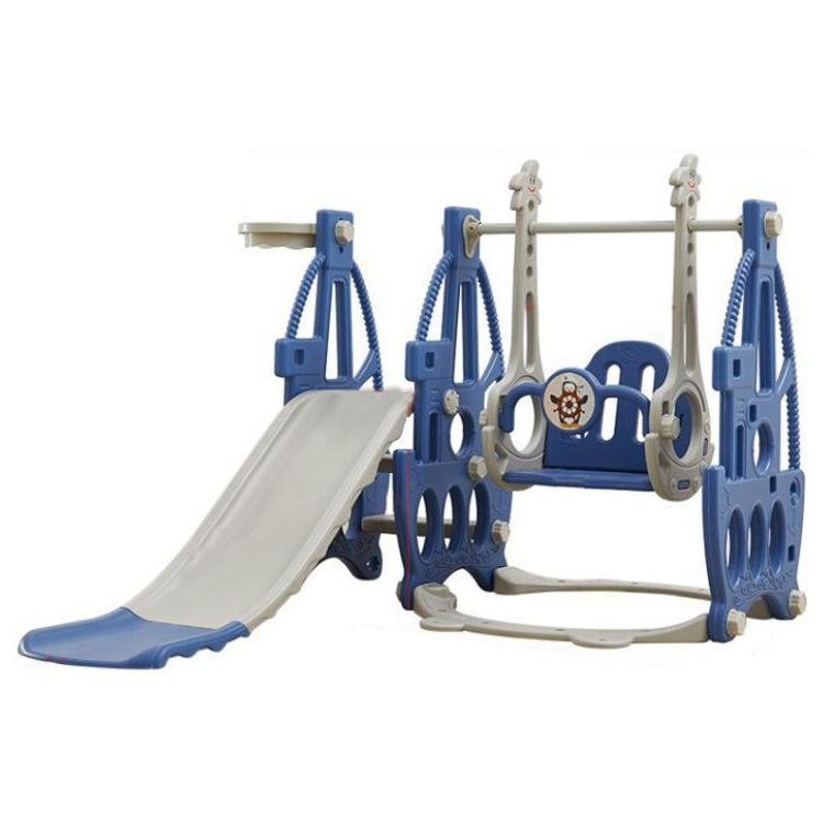 Free sample kids slide swing set baby kindergarten indoor small swing and slide set outdoor for kids