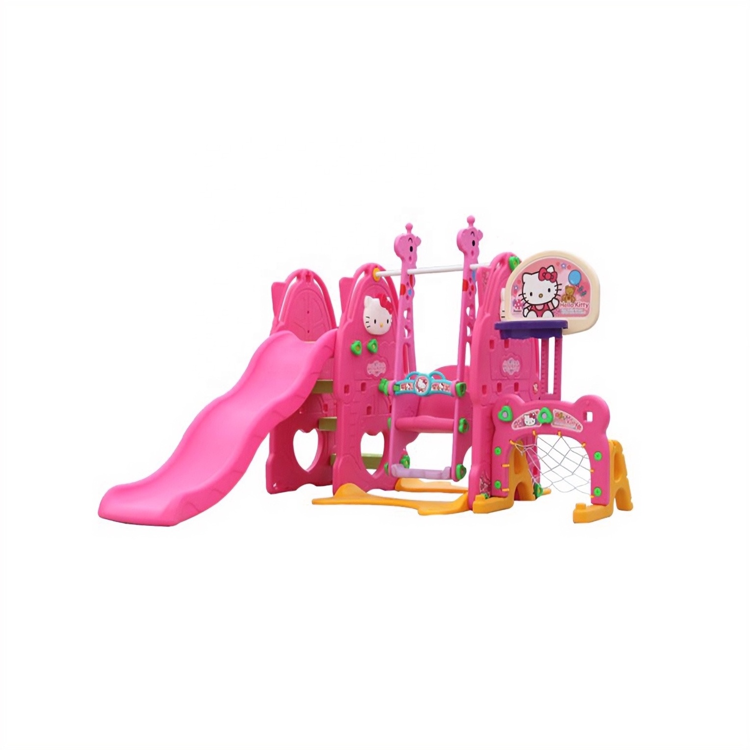 Popular Home Indoor Plastic Slide Children Indoor Slide and Swing Customized for Kids