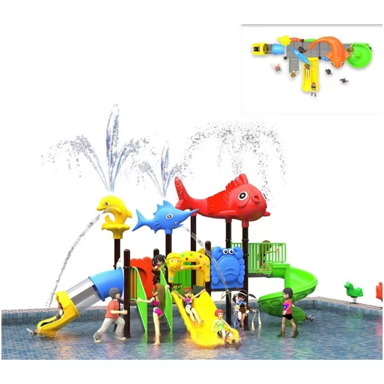 Popular HDPE Water Park Slides for Sale Water Playground Resort Water Equipment for Kids