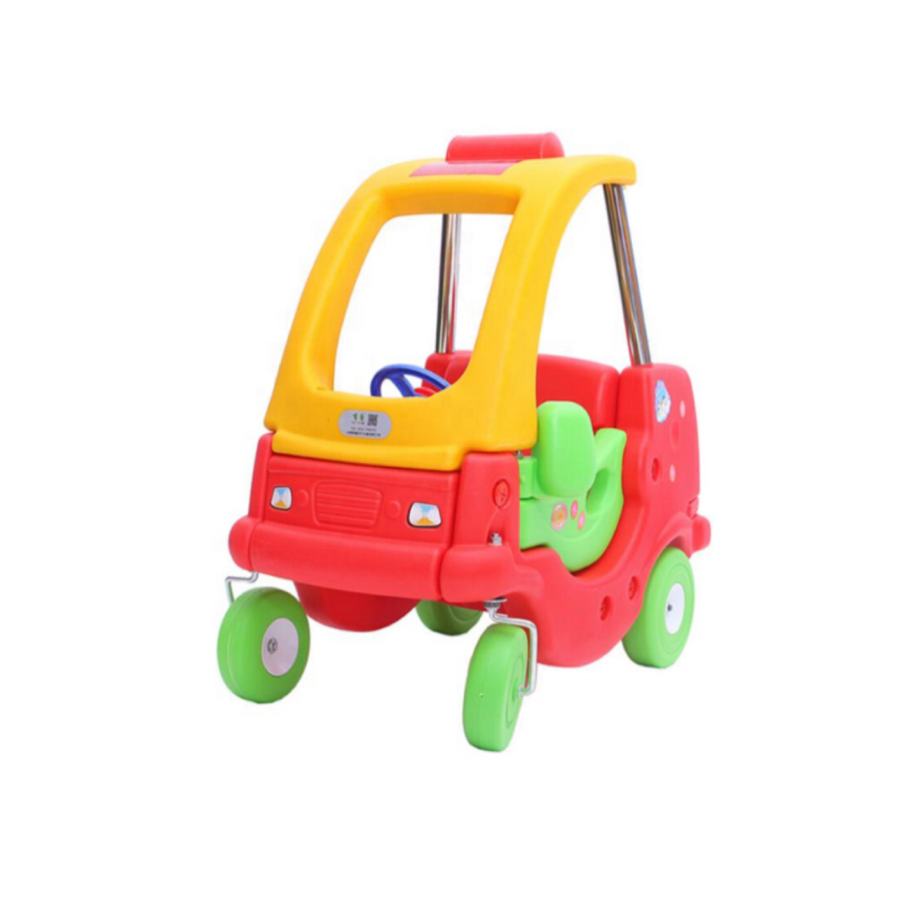 Hot Sale Customizable Four-Wheeled Toy Car for Kids Small Animatronic Model for Playgrounds Ride-on Toy for Children