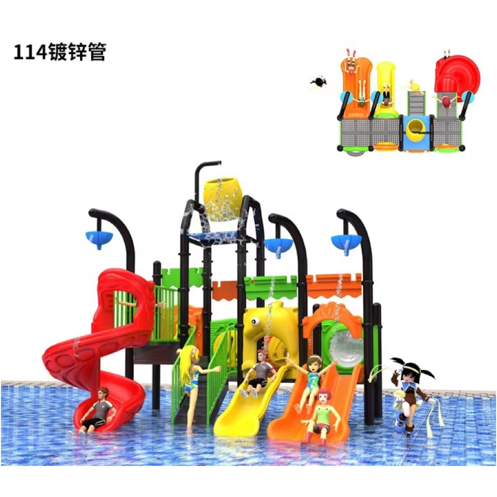 Popular HDPE Water Park Slides for Sale Water Playground Resort Water Equipment for Kids