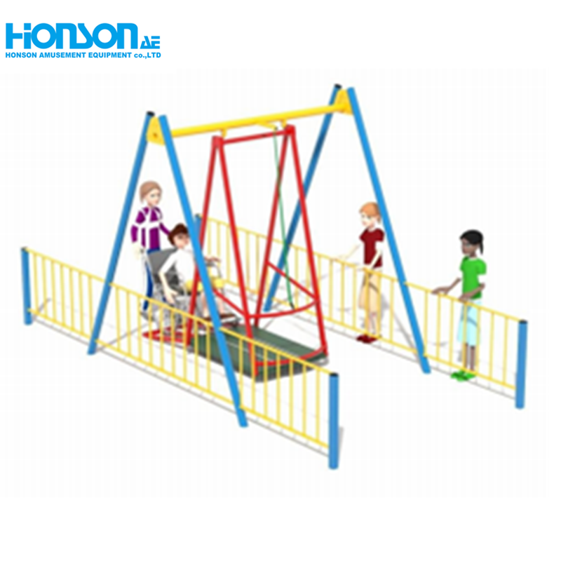 High quality popular swing especially for children's outdoor playground handicapped children's swing