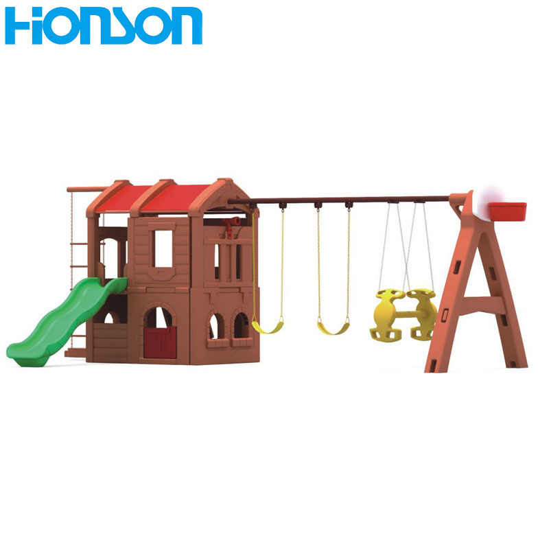 Supplier direct sales of children's slide swing combination climbing garden swing