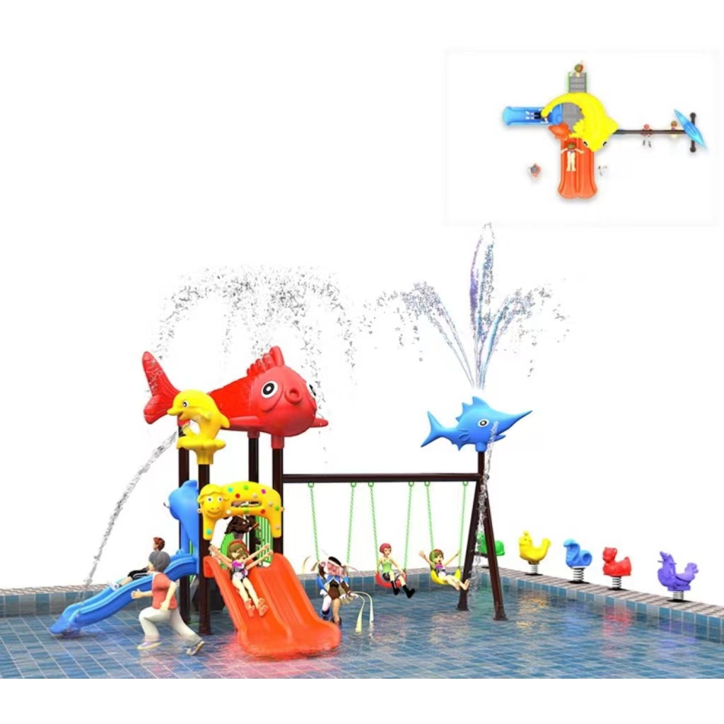 Popular HDPE Water Park Slides for Sale Water Playground Resort Water Equipment for Kids