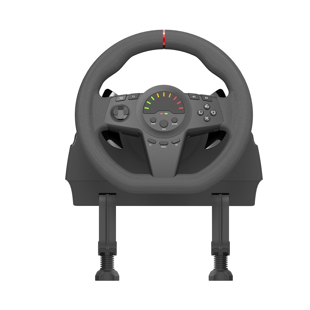 HONSON 270 DE Racing Steering wheel with audio function FOR Xbox Series X&S/One/PS4/PS4 SLIM/PS4 Pro/PS3/SWITCH/PC Game Wheel