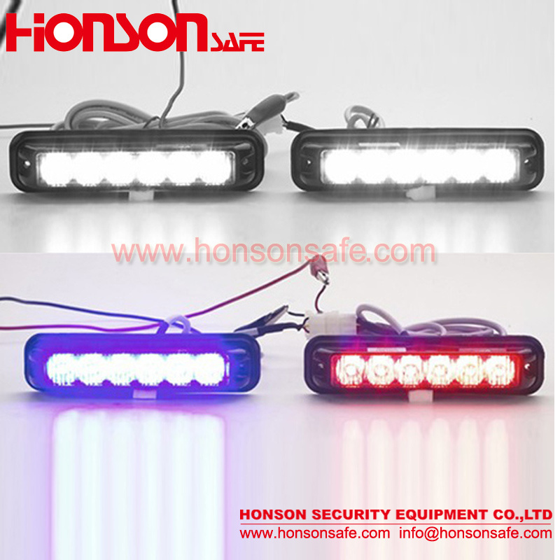 3W Surface Mount Grille emergency warning flashing amber led strobe lights HF164