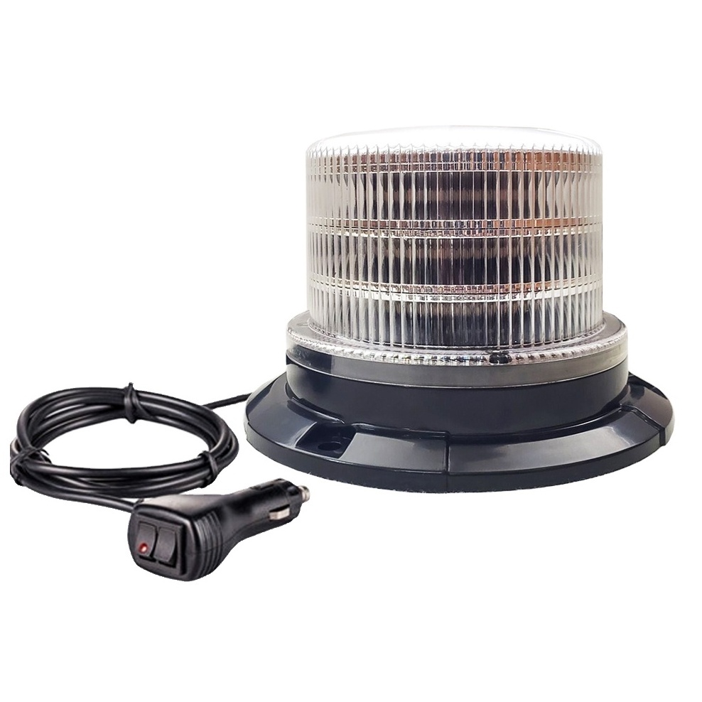 New type 3W LED amber Rotate Warning Circular beacon Signal light