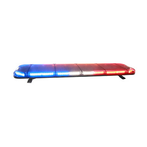 2022 New style LED Ambulance Vehicle Warning Light Bars Amber Double color LED warning light bar