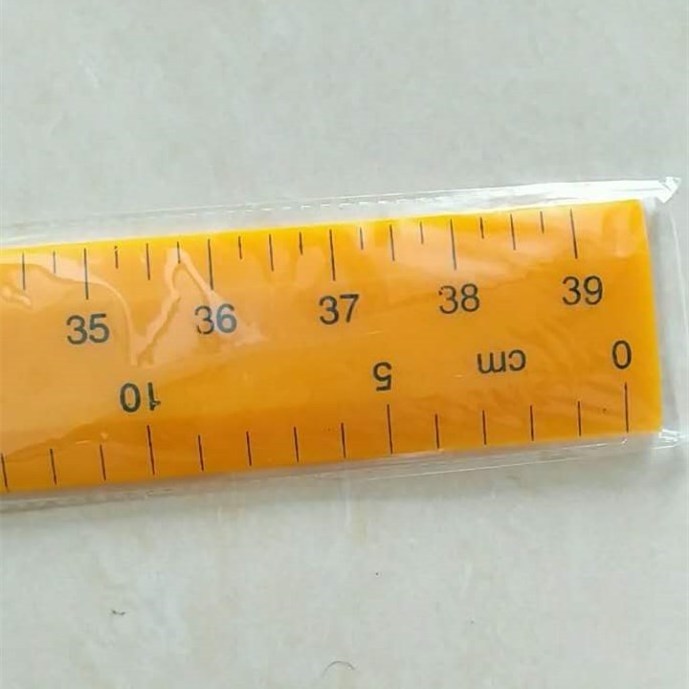 Straight Scribing Cutting Ruler with Handle 100cm 1 Meter 39inches One Side Printing Plastic OEM School Rulers 