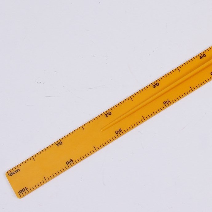 Straight Scribing Cutting Ruler with Handle 100cm 1 Meter 39inches One Side Printing Plastic OEM School Rulers 