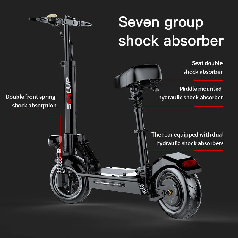 2021 China Supplier Wholesale High Quality Adult Folding Electric Scooter 500W 36V 48V 40-50km Range CE Certification