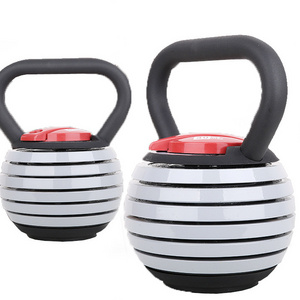 2021 Hot Sale Custom Logo 20LB 40LB Adjustable Kettlebell Gym Fitness Equipment Weight Lifting Workout Training Kettlebell