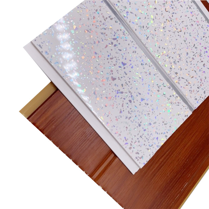 New PVC Material Plastic Wood Grain pvc roof ceiling Panels