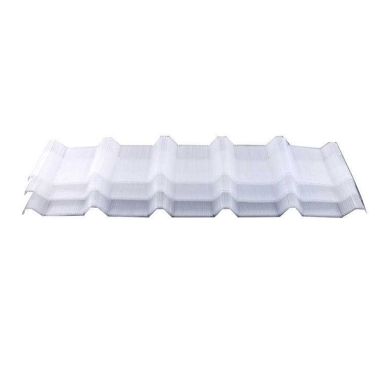 Transparent roofing twin wall corrugated pc polycarbonate wave sheets polycarbonate corrugated board