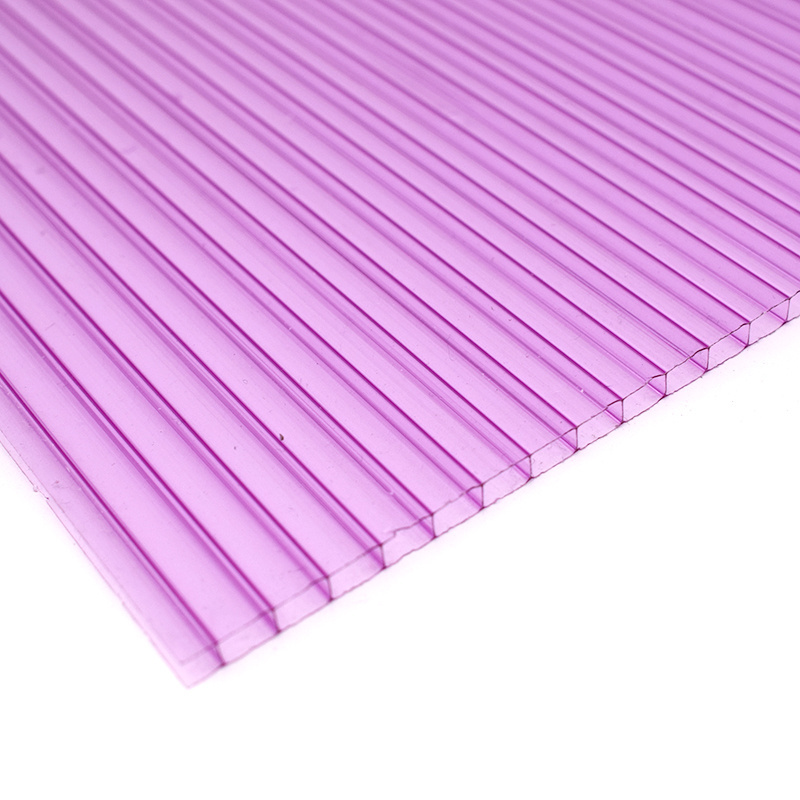 UV Coated Transparent PC Plastic Polycarbonate Twin Wall Polycarbonate Panels Hollow Sheets