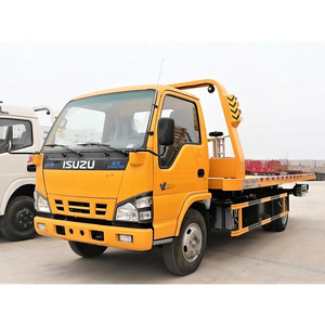 Japanese 600P 5.6M Rollback Truck Rescue Wrecker Flatbed Tow Truck with ISUZU Chassis