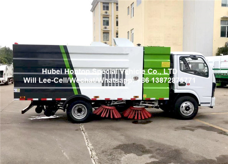 2020 DONGFENG 4CBM Street Cleaning Vehicle 3-5 Ton Vacuum Truck Sweeper Road  Truck