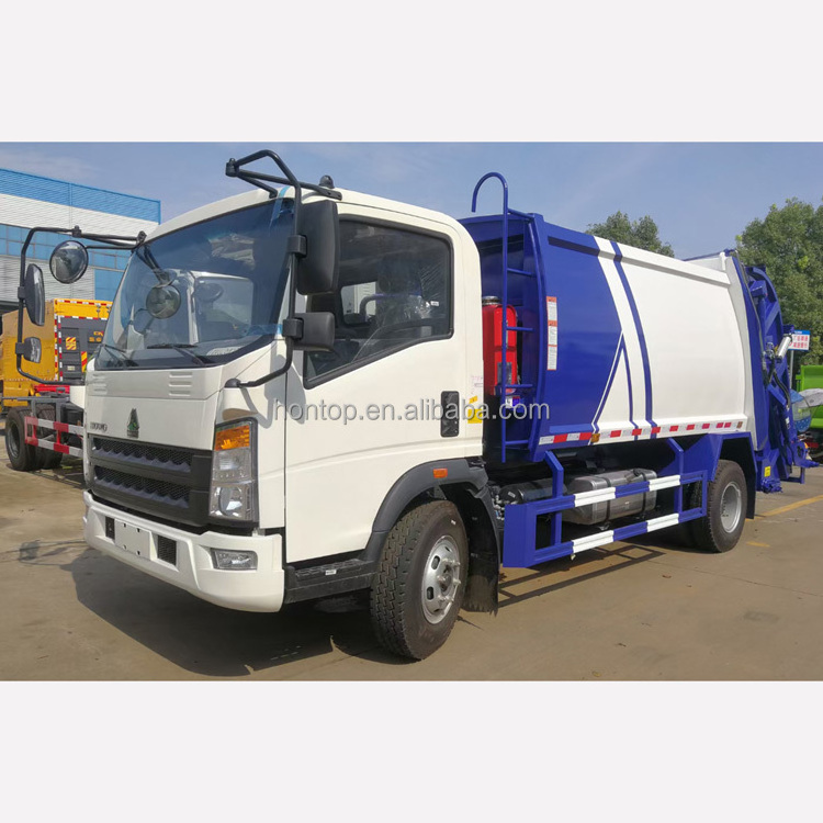 12m3 SINOTRUK HOWO Municipal Sanitation Refuse Rubbish Waste Collection Truck Garbage Compactor Trucks for sale