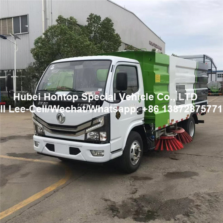 2020 DONGFENG 4CBM Street Cleaning Vehicle 3-5 Ton Vacuum Truck Sweeper Road  Truck