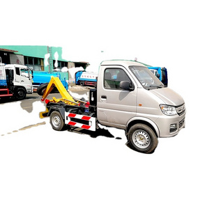 Changan mini 2-3 CBM Hook  Lift/ Arm Roll Garbage Truck price for sale