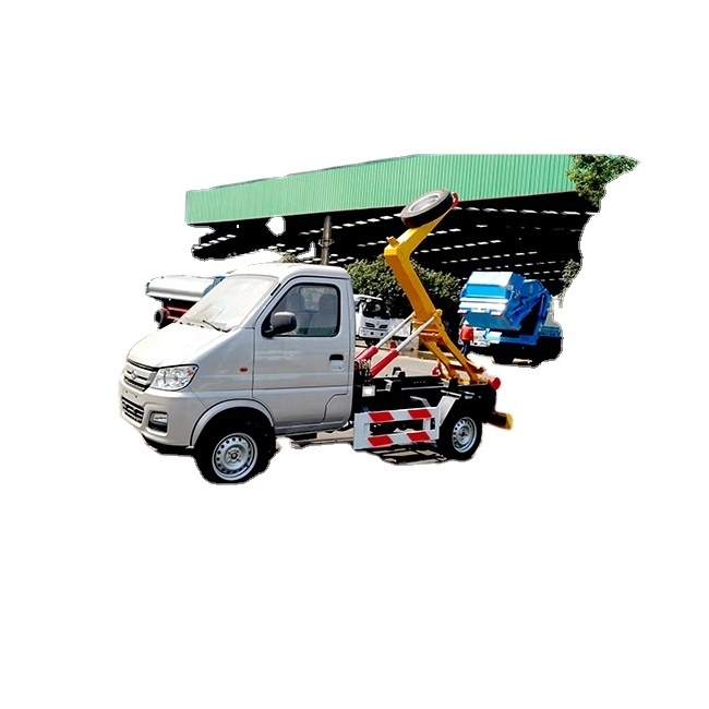 Changan mini 2-3 CBM Hook  Lift/ Arm Roll Garbage Truck price for sale