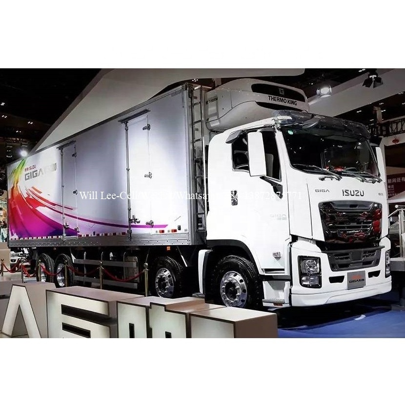 8x4 1SUZU GIGA 20Ton Freezer Vehicle Thermo King Fish Seafood Reefer Food Meat Transport Refrigerator Trucks in Saudi Arabia